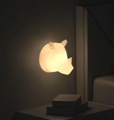 Mob - Veilleuse Murale - Wild - Light - Rhino  - 1