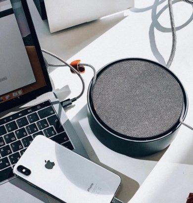 Native Union - Chargeur Eclipse 3 En 1 - Gris - Noir  - 1