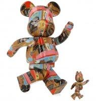 Bearbrick - 400% + 100% - Warhol X Basquiat 2  - 2
