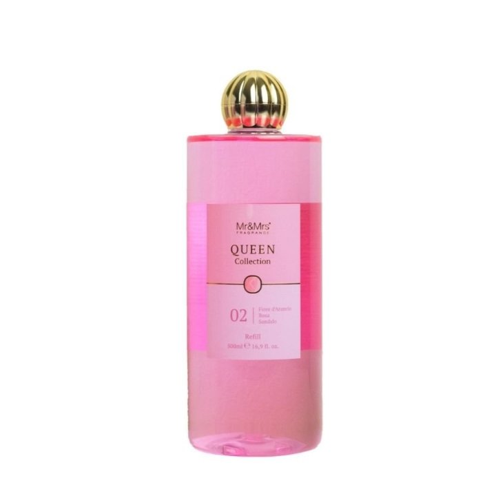 Mr&Mrs - Recharge Diffuseur Queen 02 - Flower Rose Sandal - 500ml Mr & Mrs Fragrance - 1