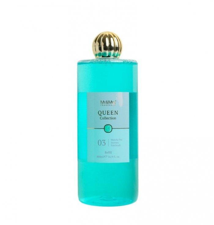 Mr&Mrs - Recharge Diffuseur Queen 03 - Matcha Tea Incense Patchouli - 500ml Mr & Mrs Fragrance - 1