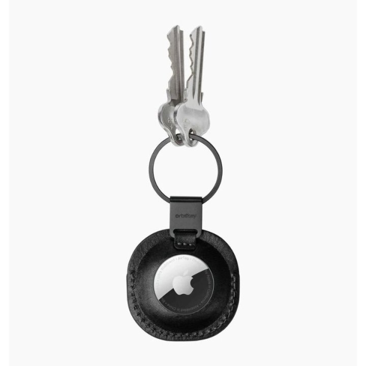 Orbit 2.0 - Support AirTag Cuir Noir OrbitKey - 3