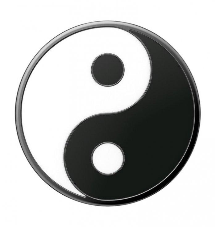 PopSockets - Phone Grip & Stand - Enamel Yin Yang PopSocket - 1