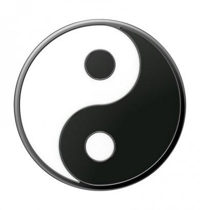 PopSockets - Phone Grip & Stand - Enamel Yin Yang PopSocket - 1