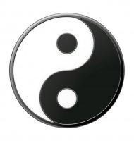 PopSockets - Phone Grip & Stand - Enamel Yin Yang PopSocket - 1