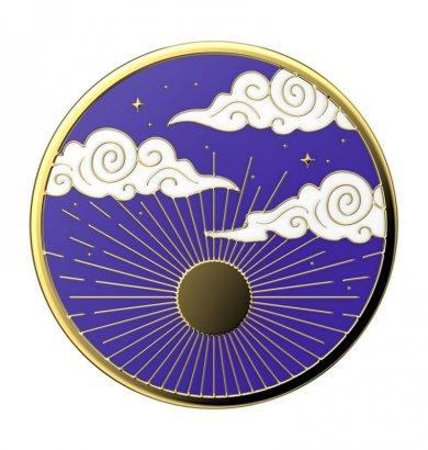 PopSockets - Phone Grip & Stand -  Enamel Sunburst PopSocket - 1