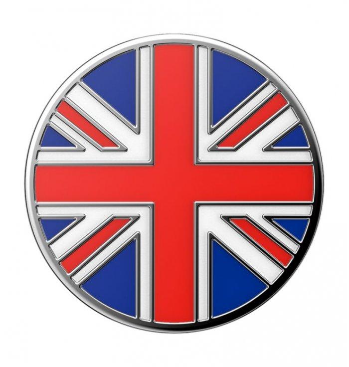 PopSockets - Phone Grip & Stand -  Enamel British Flag PopSocket - 1
