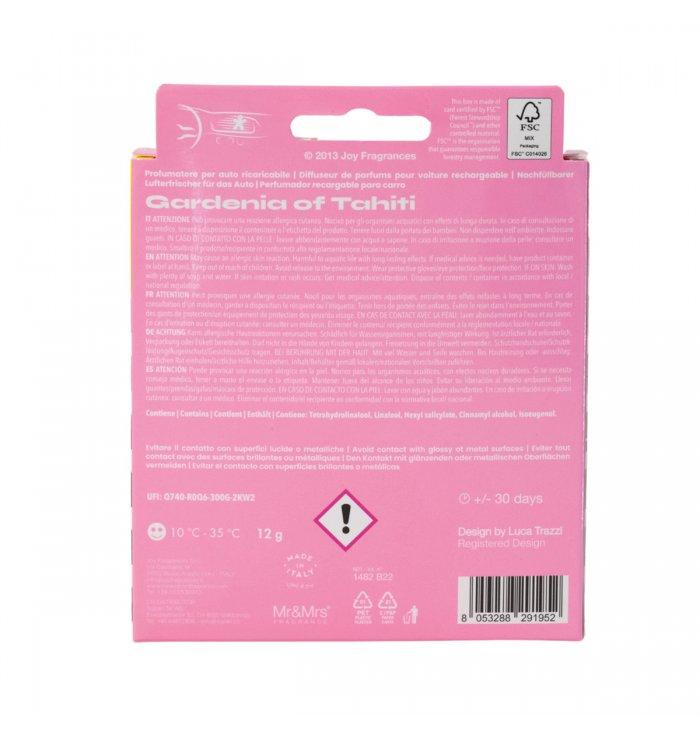 Mr & Mrs Fragrance - Niki Classic - Gardenia Of Tahiti - Diffuseur de parfum pour voiture Mr & Mrs Fragrance - 3