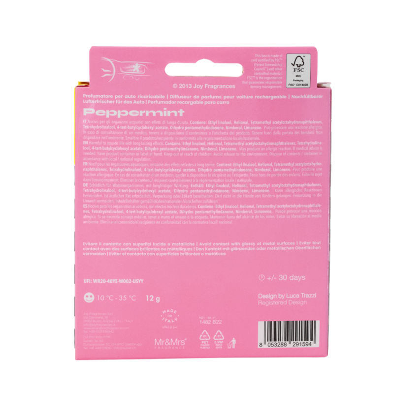 Mr & Mrs Fragrance - Niki Classic - Peppermint - parfum voiture Mr & Mrs Fragrance - 2