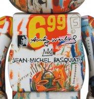 Bearbrick - Andy Warhol x JM Basquiat N°4   - 400% Medicom Toy - 2