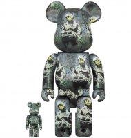 Bearbrick - Riot Cop (Brandalism x Banksy) - 400% + 100% Medicom Toy - 1