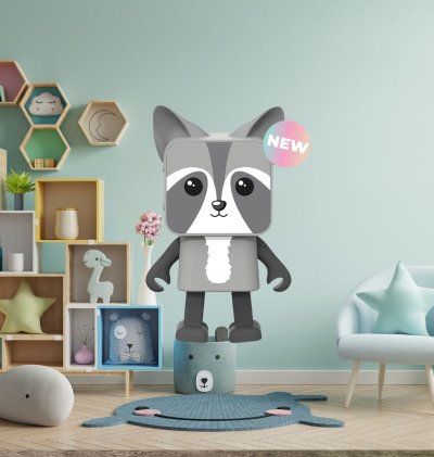 Cadeau tendance - MOB - Dancing Animals - Raton Laveur