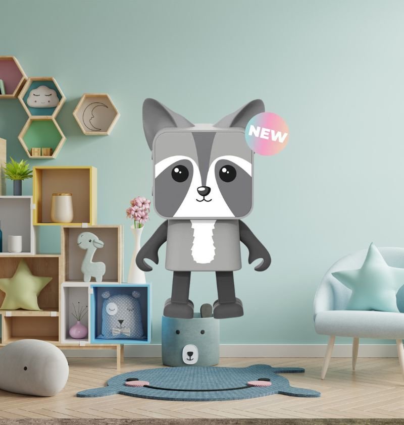 MOB - Dancing Animals - Raton Laveur MOB - des idées cadeaux tech et design pour les grands enfants - 1