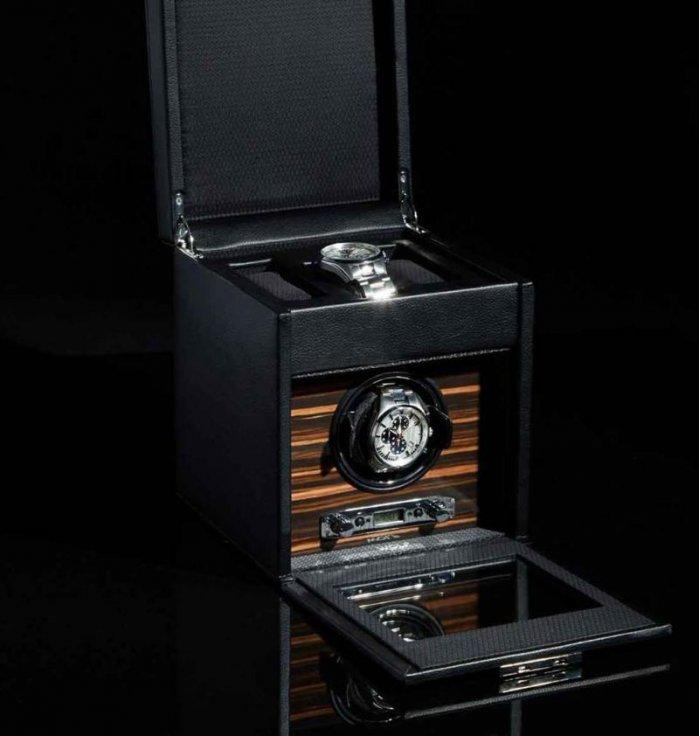 Wolf - Remontoir Montre Automatique - Roadster Single Storage Noir Wolf - 1