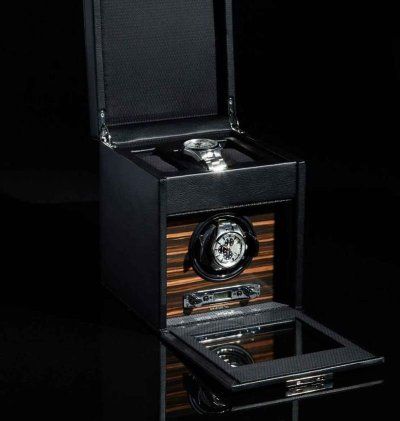 Wolf - Remontoir Montre Automatique - Roadster Single Storage Noir Wolf - 1