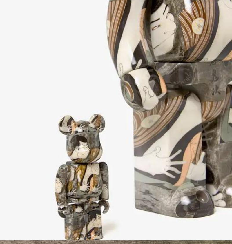 Bearbrick - Toshusai Sharaku - Actor Otani Oniji Ⅲ - 400% + 100% Medicom Toy - 3