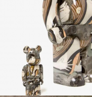 Bearbrick - Toshusai Sharaku - Actor Otani Oniji Ⅲ - 400% + 100%  - 3