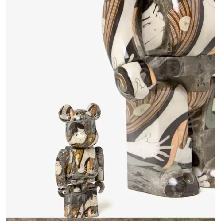 Bearbrick - Toshusai Sharaku - Actor Otani Oniji Ⅲ - 400% + 100% Medicom Toy - 3