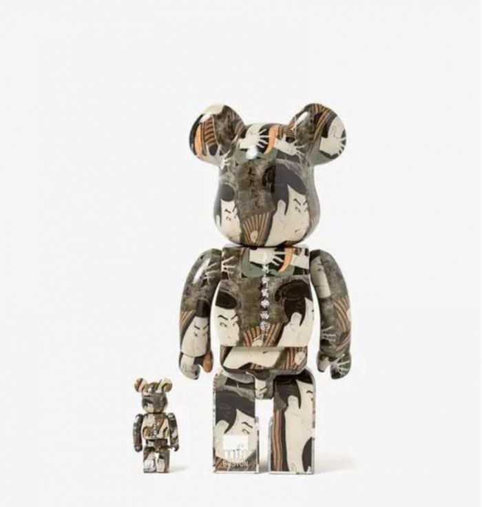 Bearbrick - Toshusai Sharaku - Actor Otani Oniji Ⅲ - 400% + 100%  - 6