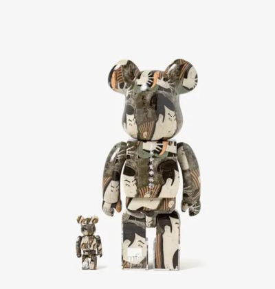 Bearbrick - Toshusai Sharaku - Actor Otani Oniji Ⅲ - 400% + 100% Medicom Toy - 6