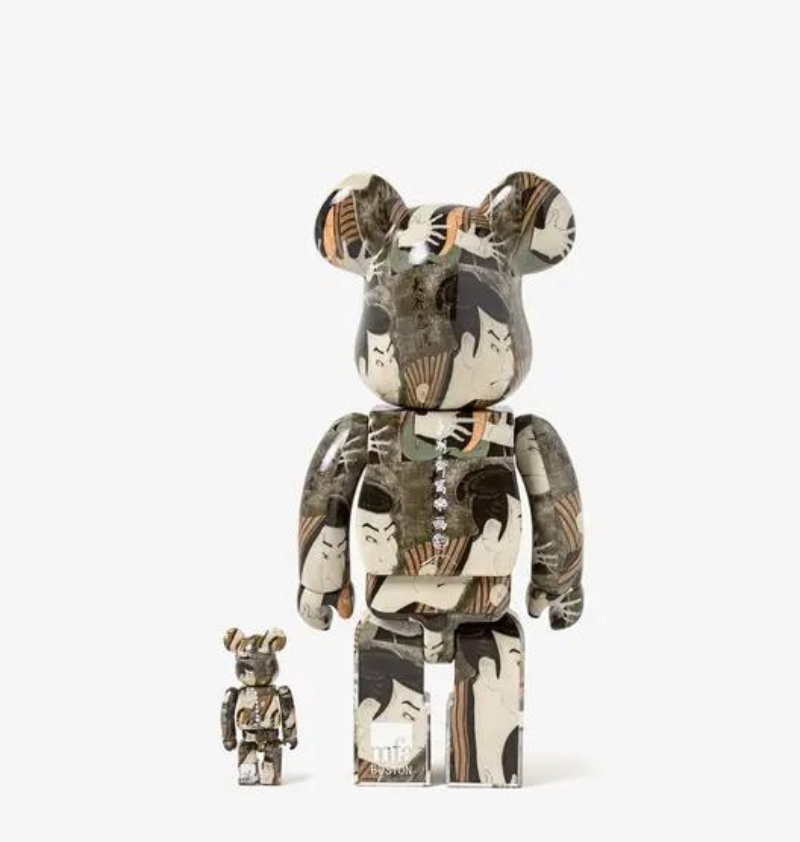 Bearbrick - Toshusai Sharaku - Actor Otani Oniji Ⅲ - 400% + 100% Medicom Toy - 6