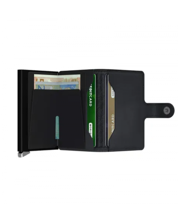Secrid Premium - Miniwallet Emboss - Lines Black Secrid - 2