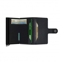 Secrid Premium - Miniwallet Emboss - Lines Black Secrid - 2