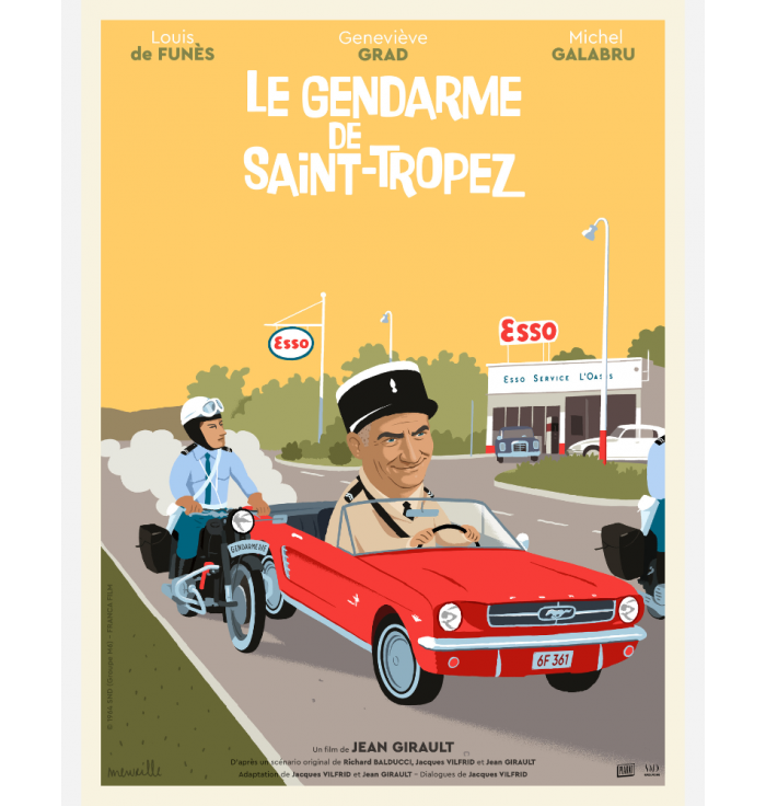 Affiche - Le Gendarme De Saint-Tropez (B) - (30x40cm)  - 1