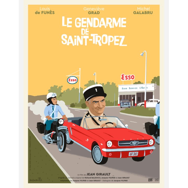 Affiche - Le Gendarme De Saint-Tropez (B) - (30x40cm)  - 1