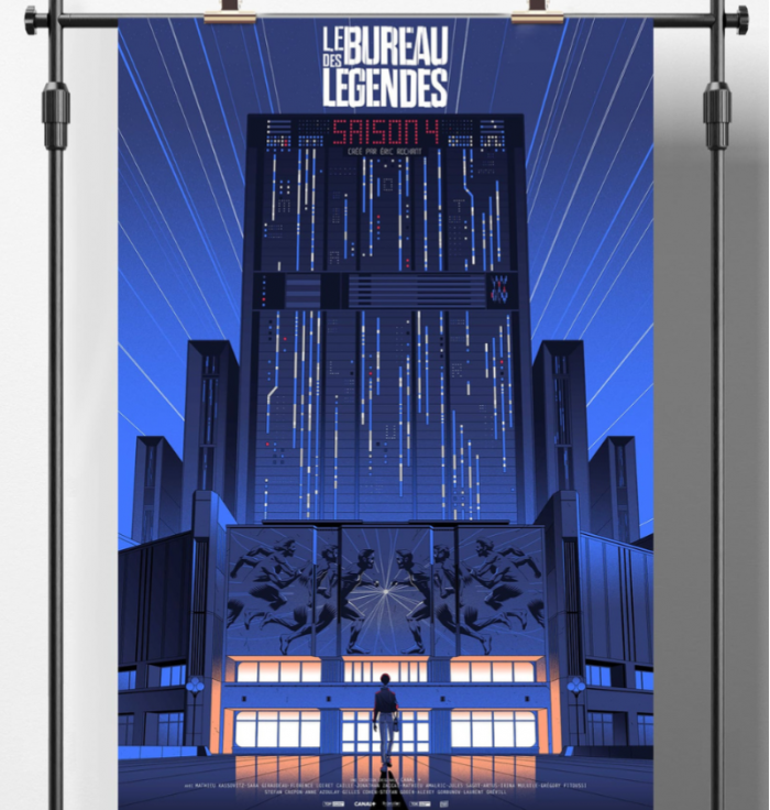 Affiche Encadrée - Le Bureau des Légendes - S4 - Edition Limitée (sérigraphie)  - 1