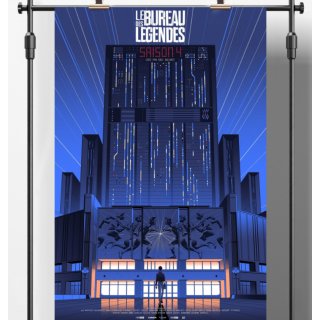 Affiche Encadrée - Le Bureau des Légendes - S4 - Edition Limitée (sérigraphie)  - 1