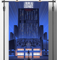 Affiche Encadrée - Le Bureau des Légendes - S4 - Edition Limitée (sérigraphie)  - 1
