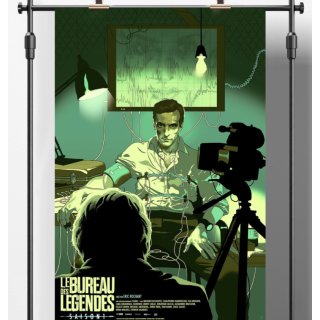 Affiche Encadrée - Le Bureau des Légendes - S1 - Edition Limitée (sérigraphie)  - 3