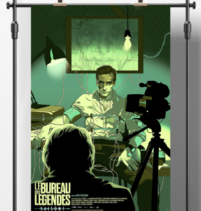 Affiche Encadrée - Le Bureau des Légendes - S1 - Edition Limitée (sérigraphie)  - 3 Affiche Encadrée - Le Bureau des Légendes - S1 - Edition Limitée (sérigraphie)  - 3