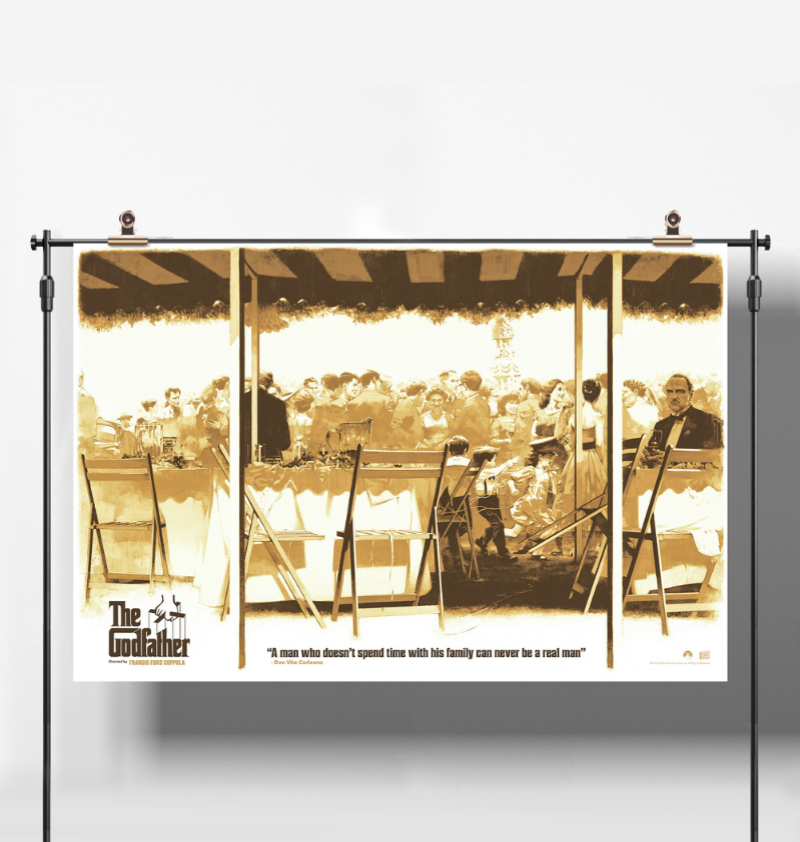 Affiche Encadrée - Le Parrain - Edition Limitée (sérigraphie)  - 3 Affiche Encadrée - Le Parrain - Edition Limitée (sérigraphie)  - 3