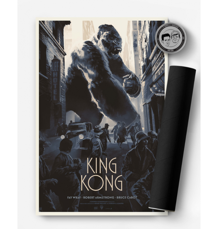 Affiche Encadrée - King Kong - Edition Limitée (sérigraphie)  - 1