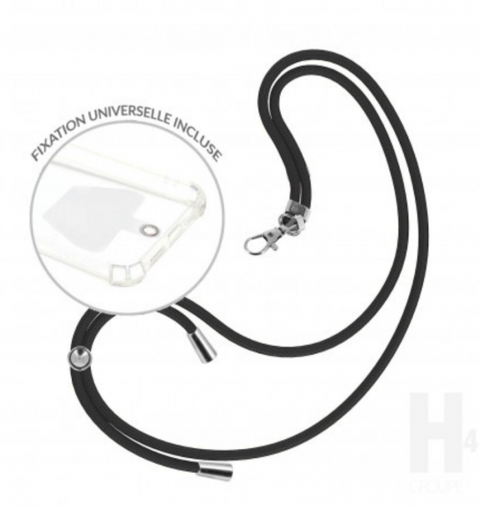 Jaym - Tour de cou fashion en nylon Universelle - Noir  - 1