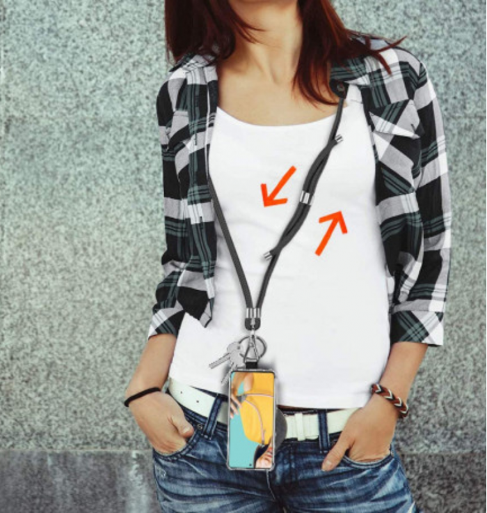 Jaym - Tour de cou fashion en nylon Universelle - Noir  - 3