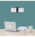 Cloudnola - Horloge Flip Out Texte - Noir Blanc