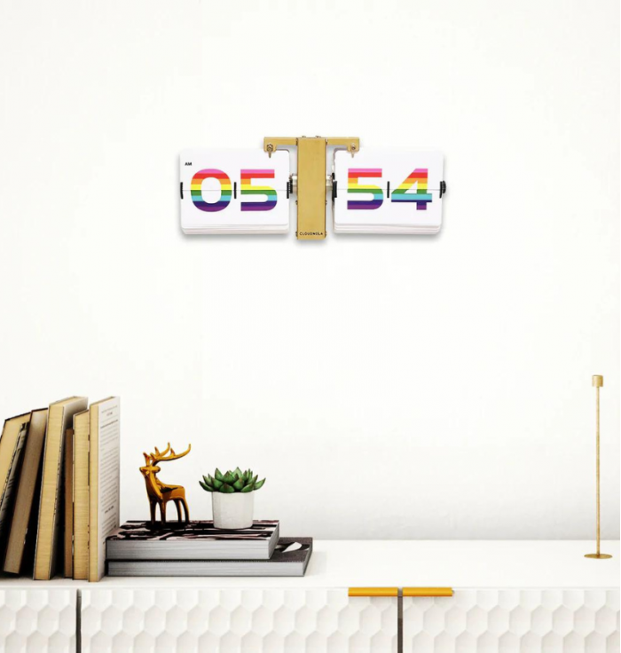 Cloudnola - Horloge Flip Out - Rainbow  - 3
