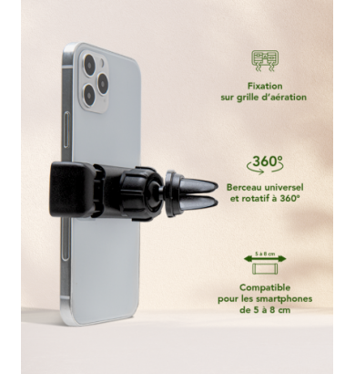 Just Green - Support voiture recyclable sur ventilation  - 2