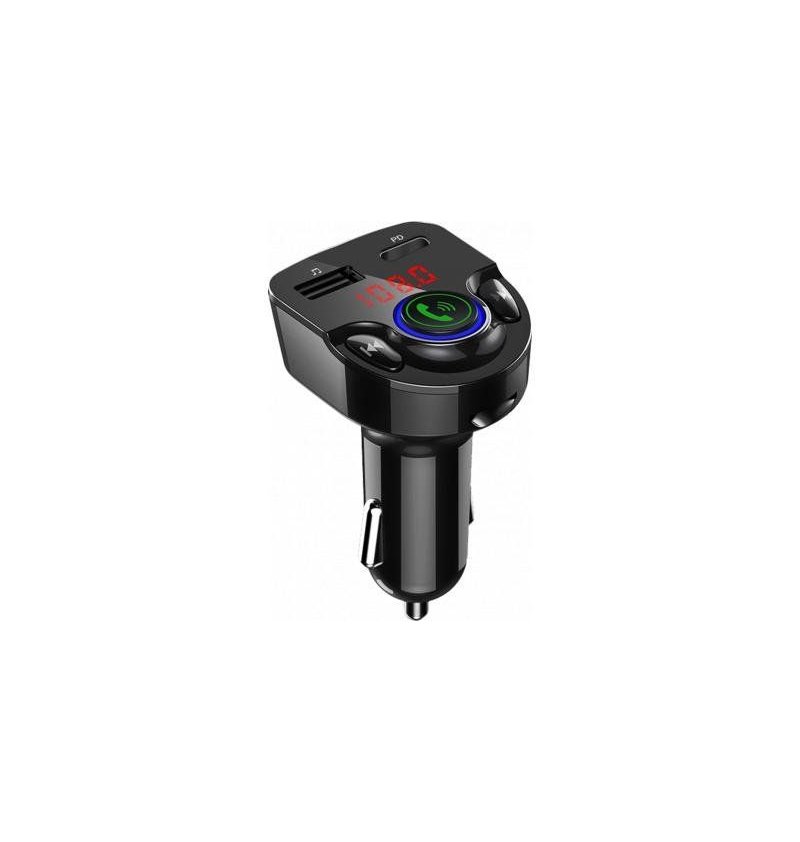 Bigben - Double Chargeur voiture USB A+C 25W avec transmetteur FM BigBen Connected - 1 Bigben - Double Chargeur voiture USB A+C 25W avec transmetteur FM BigBen Connected - 1
