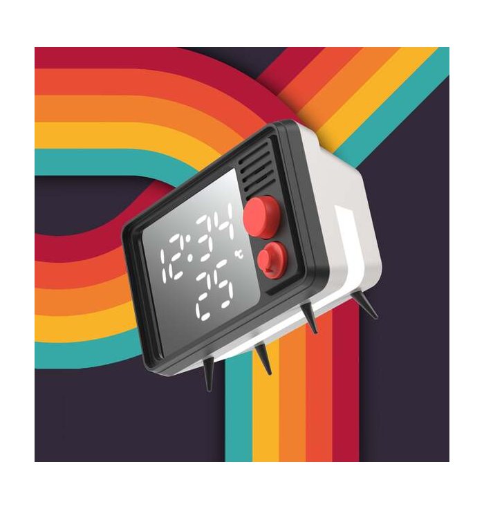 MOB - Réveil Télévision - TVC-80 MOB - des idées cadeaux tech et design pour les grands enfants - 2