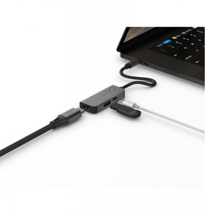 Linq - ADAPTATEUR 3EN1 USB-C HUB  - 2