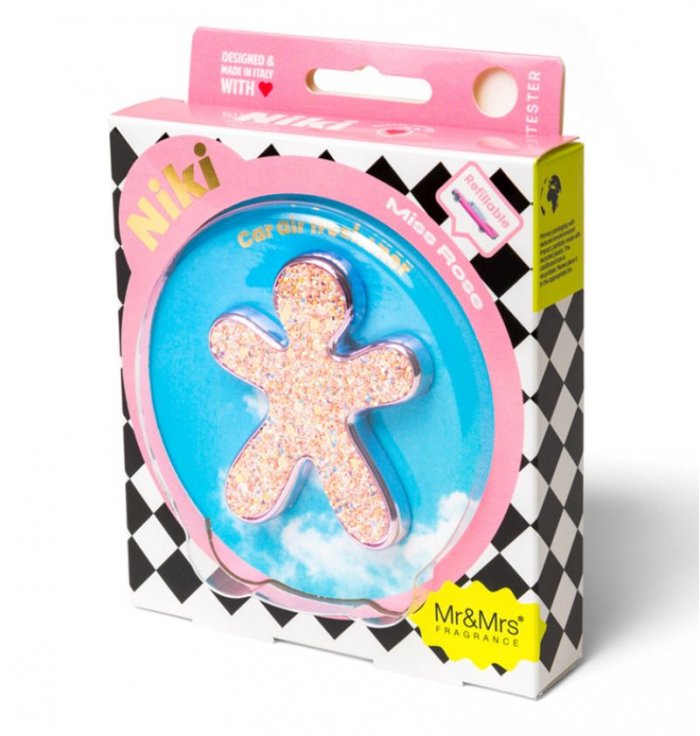 Mr & Mrs Fragrance - Niki - Glitter Pink Miss Rose - Diffuseur de parfum pour voiture Mr & Mrs Fragrance - 2
