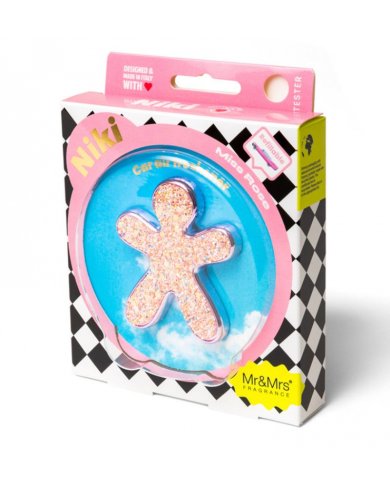 Mr & Mrs Fragrance - Niki - Glitter Pink Miss Rose - parfum voiture
