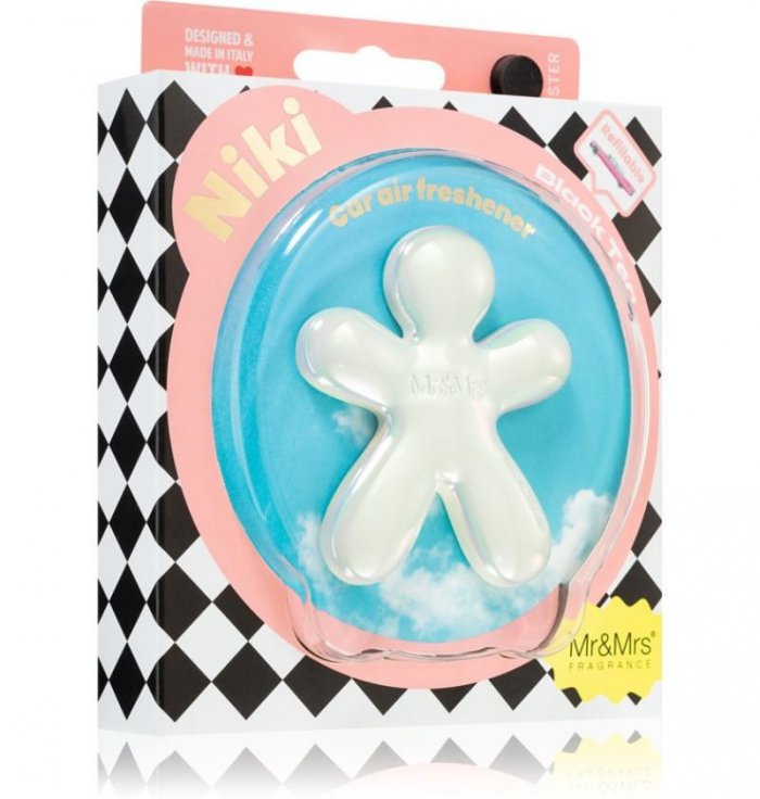 Mr & Mrs Fragrance - Niki - White Iride - Black Tea - Diffuseur de parfum pour voiture Mr & Mrs Fragrance - 1