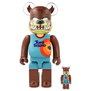 400% + 100% Bearbrick Taz (Space Jam A New Legacy) Medicom Toy - 1