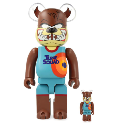 400% + 100% Bearbrick Taz (Space Jam A New Legacy) Medicom Toy - 1