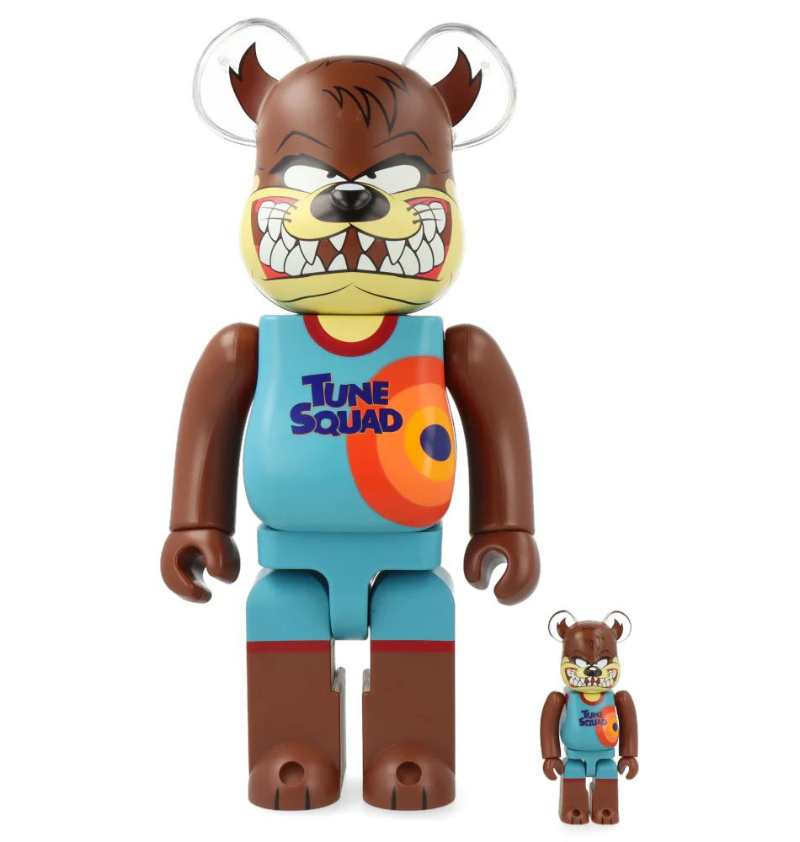 400% + 100% Bearbrick Taz (Space Jam A New Legacy)  - 1